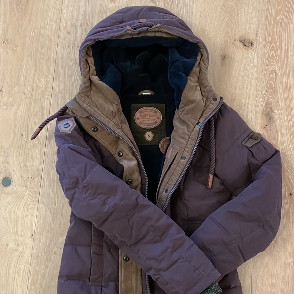 Naketano burgundy winter jacket